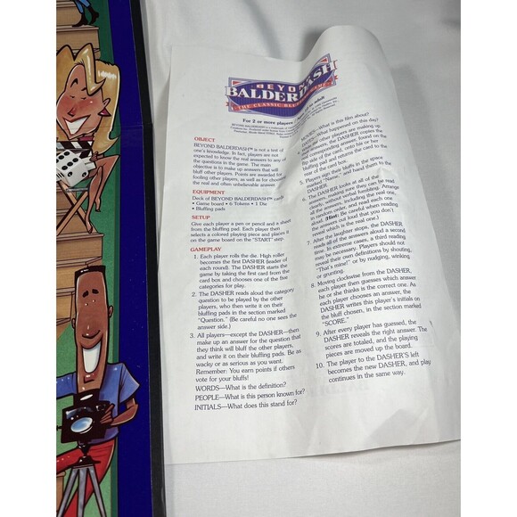 Parker Brothers Beyond Balderdash The Classic Bluffing Board Game - Picture 11 of 12
